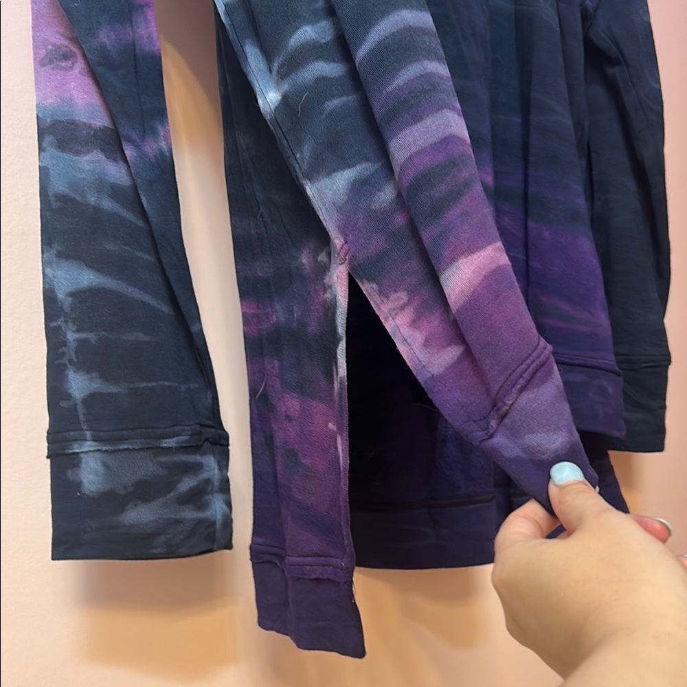 River + Sky Oversized Purple Pink Tie Dye Sweater - Picture 5 of 5